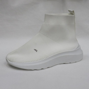 Botki damskie jesienne na koturnie (36-41) LS611 WHITE