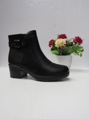 Botki damskie ocieplane na obcasie (36-41) JF-50 BLACK
