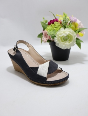 Sandały damskie na koturnie (36-41) J5307-9 NA/SIL