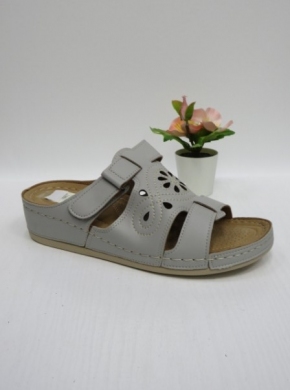 Klapki damskie na koturnie (36-41) KH1106 LGREY