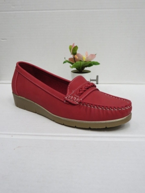 Mokasyny damskie na płaskim (36-41) HL61719 RED