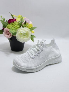 Buty sportowe damskie na płaskim (36-41) ADQ110-2 WHITE