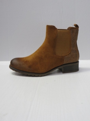 Botki damskie ocieplane na płaskim (36-41) M679 CAMEL