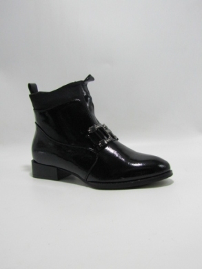 Botki damskie ocieplane na płaskim (36-41) H2209 BLACK