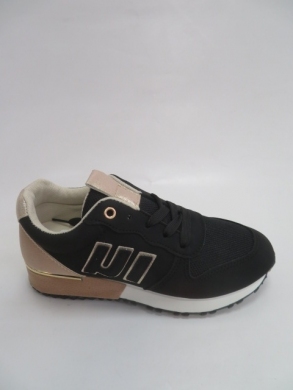 Buty sportowe damskie na płaskim (36-41) YR65 BLACK