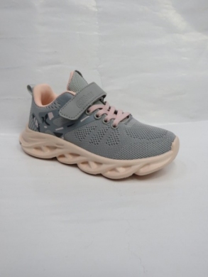 Buty sportowe dziewczęce (32-37) EC218 GREY/PINK