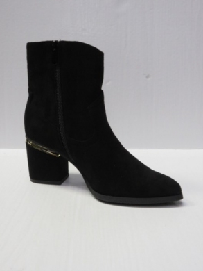 Botki damskie ocieplane na obcasie (36-41) BM75 BLACK