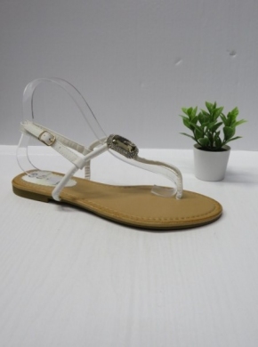Sandały damskie na płaskim (36-41) 1165-2 WHITE