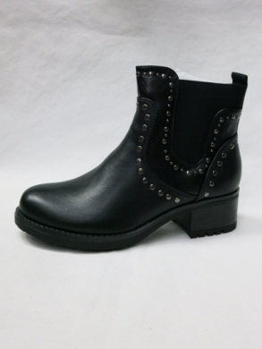 Botki damskie ocieplane na obcasie (36-41) Y-078 BLACK