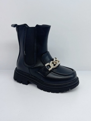 Botki dziewczęce ocieplane (25-30) 8958 BLACK