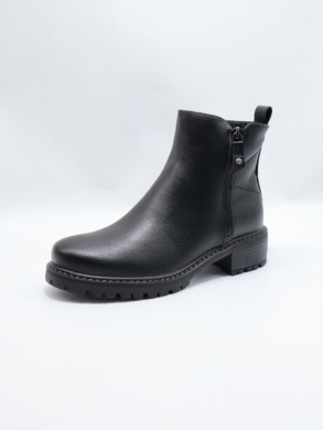 Botki damskie ocieplane na płaskim (36-41) YCC-82 BLACK