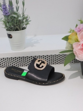 Klapki damskie na płaskim (36-41) RH-5 BLACK