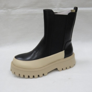 Botki damskie na płaskim (36-41) 68123 BEIGE