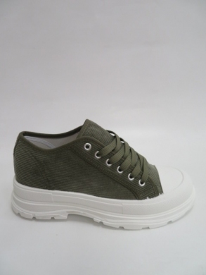 Trampki Damskie na koturnie (36-41) PC09 GREEN