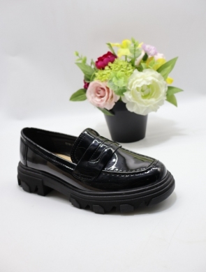 Mokasyny damskie na płaskim (36-41) 999-3 BLACK