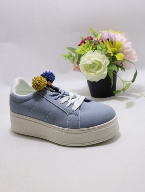 Buty sportowe damskie na płaskim (36-41) C3930 BLUE