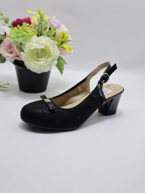 Sandały damskie na obcasie (36-41) J-250 BLACK