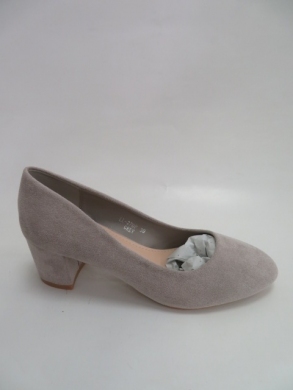 Czółenki damskie na obcasie (36-41) LL270 GREY