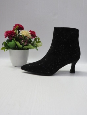 Botki damskie na szpilce (36-41) 6876 BLACK
