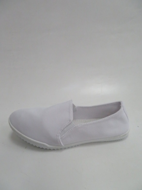 Tenisówki damskie na płaskim (36-41) FBH-1 WHITE