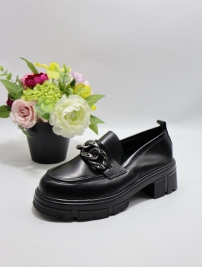 Mokasyny damskie na płaskim (36-41) 3256 BLACK
