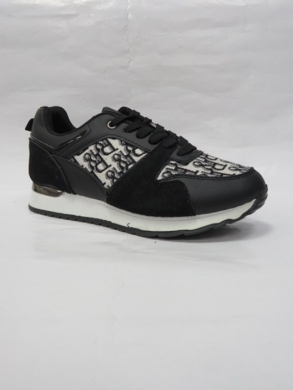 Buty sportowe damskie na płaskim (36-41) 2138 BLACK