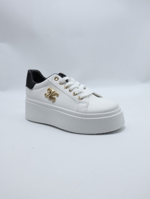 Buty sportowe damskie na płaskim (36-41) YH37 BLACK