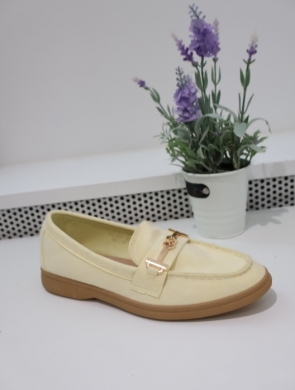 Mokasyny damskie na płaskim (36-41) GO-307 YELLOW