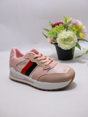 Buty sportowe damskie na płaskim (36-41) N23 PINK