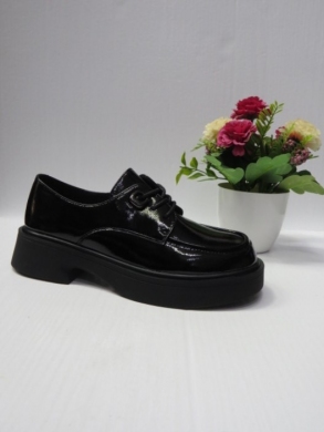 Półbuty damskie na płaskim (36-40) X-11771-2 BLACK