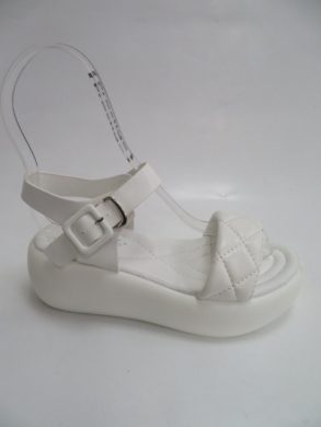 Sandały damskie na koturnie (36-41) 0-110 WHITE