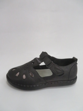 Półbuty damskie na płaskim (36-41) K506-1 BLACK