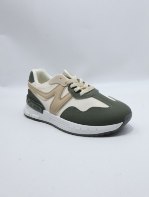 Buty sportowe damskie na płaskim (36-41) 9145 GREEN