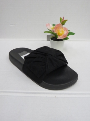 Klapki damskie na płaskim (36-41) LE-503 BLACK