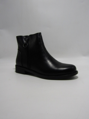 Botki damskie ocieplane na płaskim (36-41) MR-13 BLACK