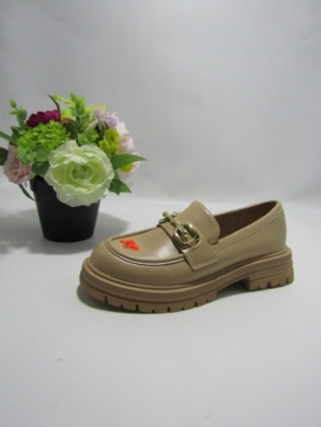 Mokasyny damskie na płaskim (36-41) OM2166 KHAKI