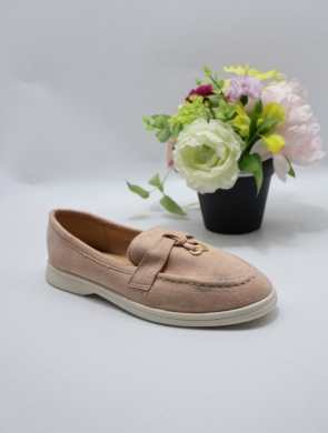 Mokasyny damskie na płaskim (36-41) H8-585 PINK