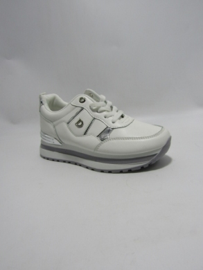Buty sportowe damskie na płaskim (36-41) JDJ-152 WHITE