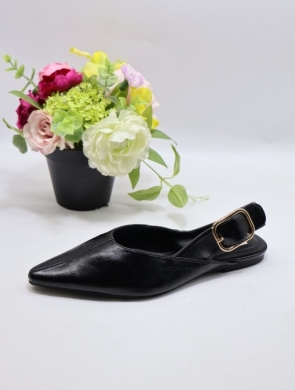 Sandały damskie na płaskim (36-41) D177 BLACK