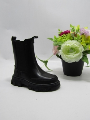 Botki dziewczęce ocieplane (25-31) 7365-2A BLACK