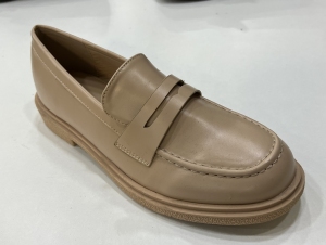 Mokasyny damskie na płaskim (36-41) 06909 BEIGE
