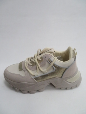 Sportowe damskie na koturnie (36-41) AL006 BEIGE