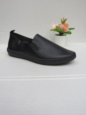 Mokasyny damskie na płaskim (36-41) EV103 BLACK