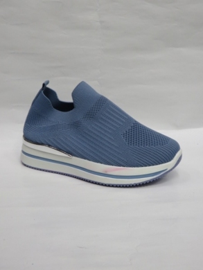 Buty sportowe damskie na płaskim (36-41) LA226 BLUE