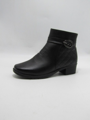 Botki damskie ocieplane na obcasie (37-42) B501 BLACK
