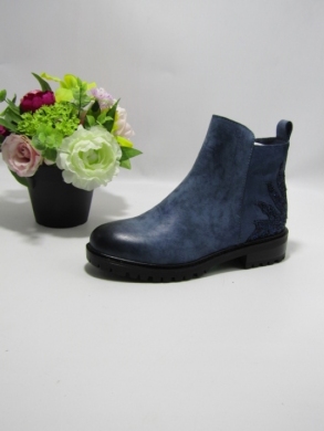 Botki damskie na płaskim (36-41) F6122 BLUE