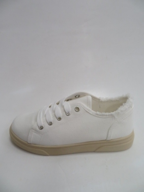 Tenisówki damskie na płaskim (36-41) S758 WHITE