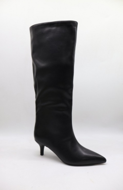 Kozaki damskie ocieplane na szpilce (36-41) JW265 BLACK