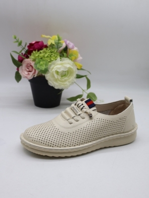 Półbuty damskie na płaskim (36-42) 3104-4 BEIGE
