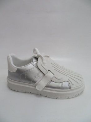 Buty sportowe damskie na płaskim (36-41) 2049 SILVER
